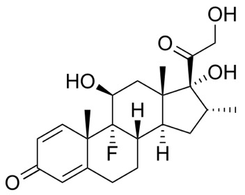 Dexamethasone_structure